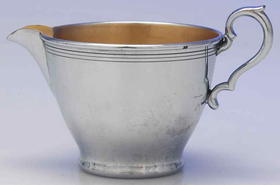 Silverplate Hollowware Creamer by Manning, Bowman & Co.-1