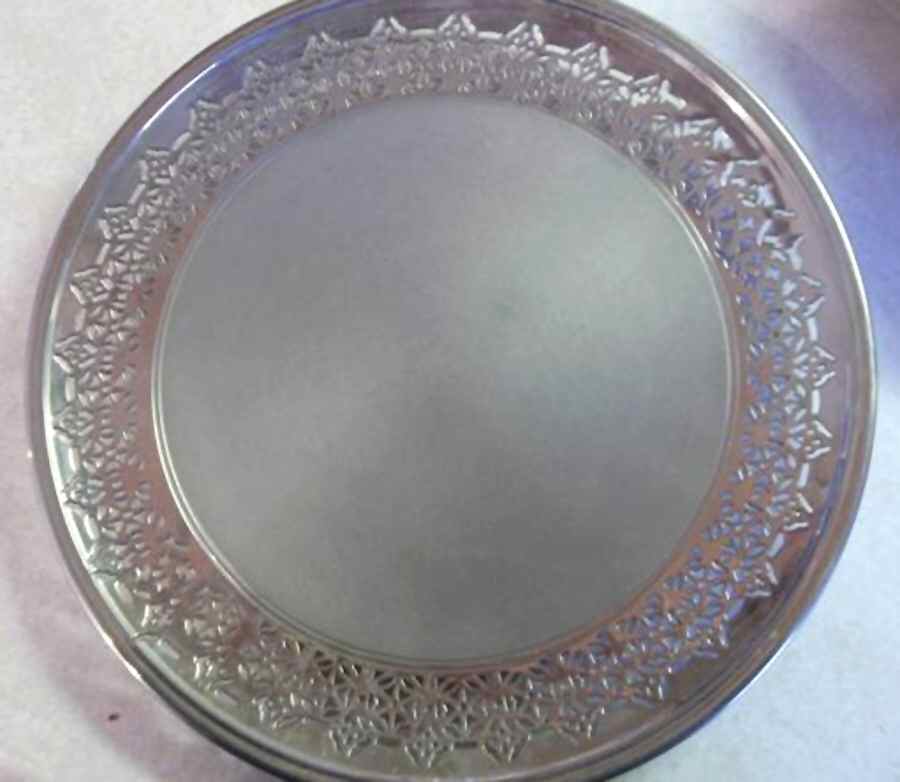 Silverplate Hollowware Silverplate Platter by Manning, Bowman & Co.-1
