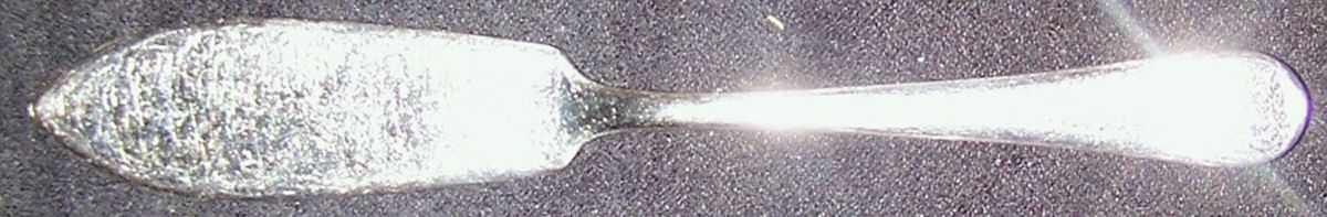 MCG8 (Sivlerplate) Flat Handle Master Butter Knife by Mcglashan Clarke & Co-1