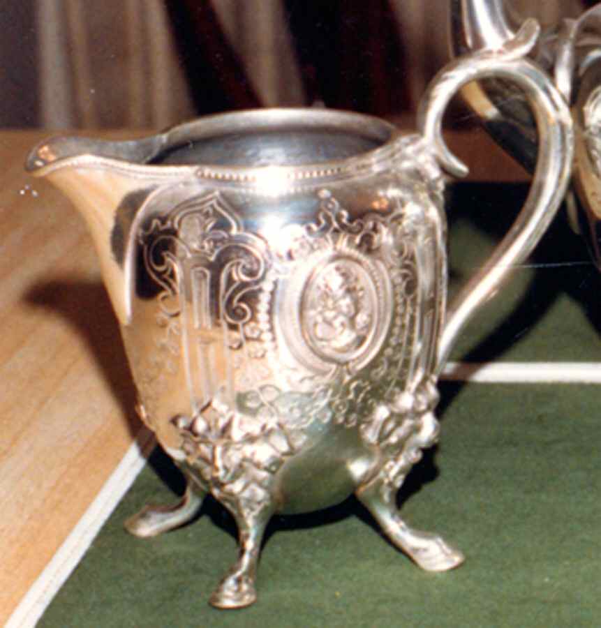 1866-1(Silverplate, Hollowware) Creamer by Meriden Britannia -1