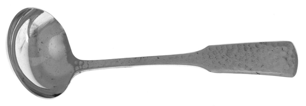 MNF4S (Silverplate) Solid Gravy Ladle by The Main Course,-1