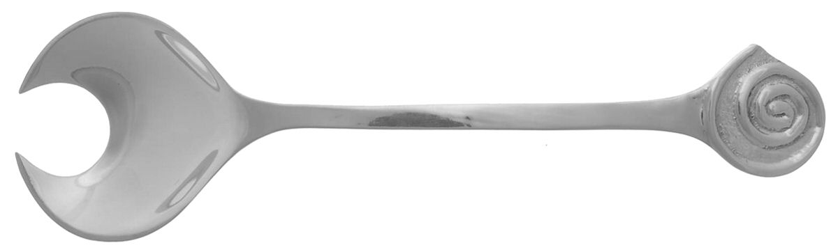 Aluminum Flatware Solid Salad Serving Fork by Mariposa-1