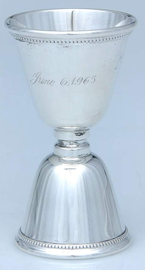 Presidential Hollowware (Sterling, Hollowware) Double Jigger No Handle by Mark J Scearce-1