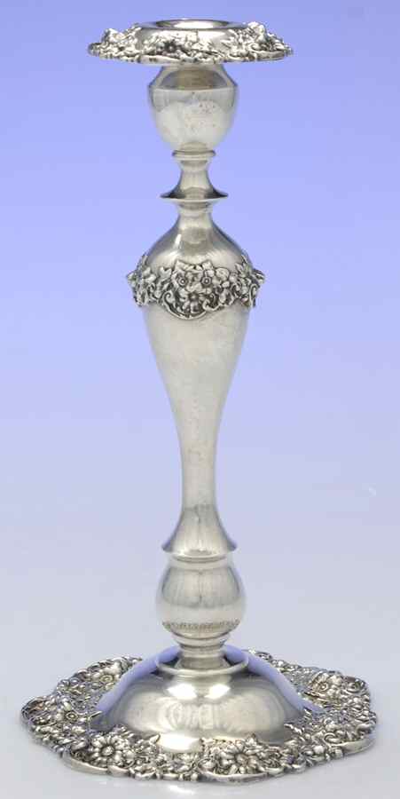 5684 (Sterling, Hollowware) 11" Candlestick by Mauser-1