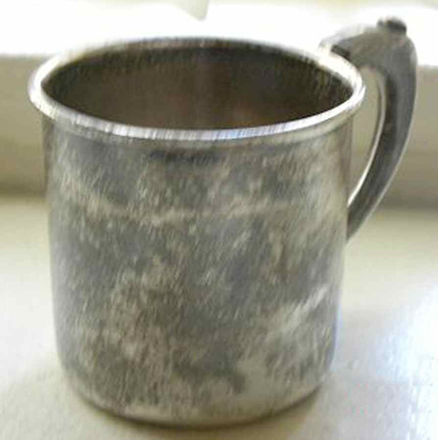 62 (Sterling, Hollowware) Baby Cup by M Fred Hirsch-1