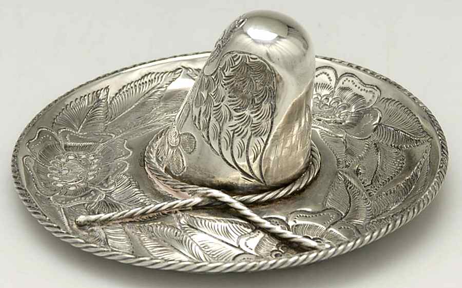 Sterling Hollowware Miniature Sombrero by Maciel-1