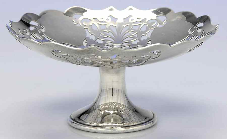 W27546 (Silverplate, Hollowware) Round Compote (Height X Width) by Mappin & Webb-1