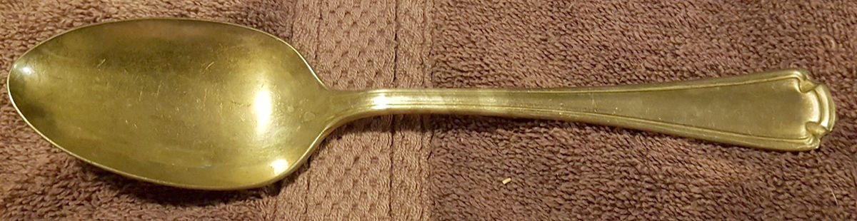 M2E4 (Silverplate) Place/Oval Soup Spoon by Medco-1