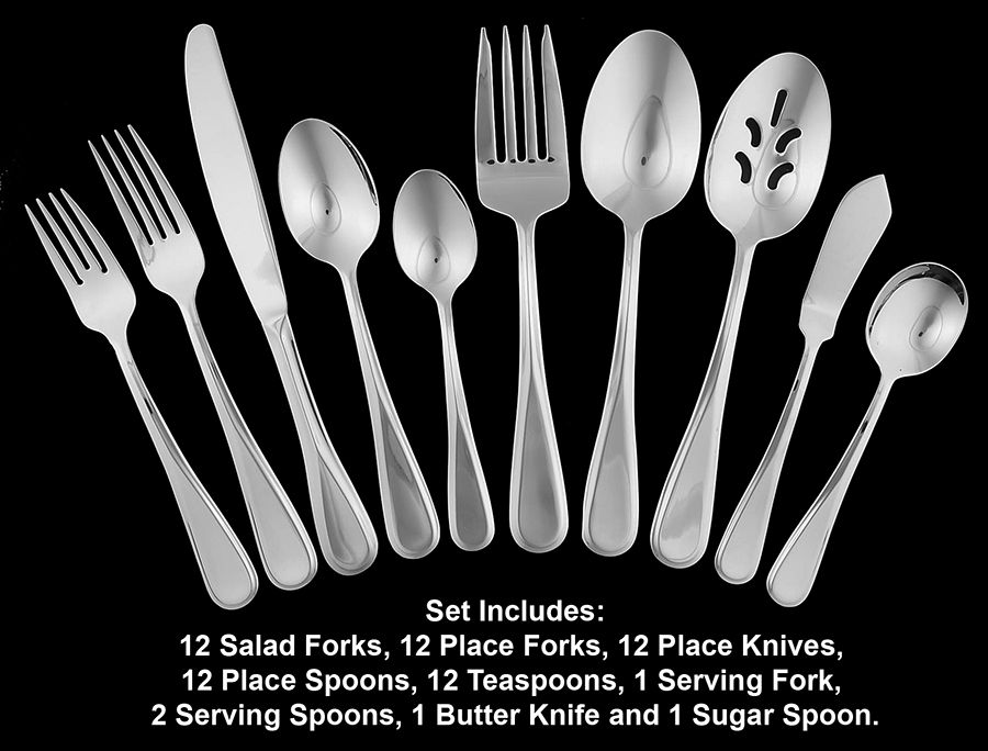 Bravo (Stainless) 65 Piece Set by Mikasa-1