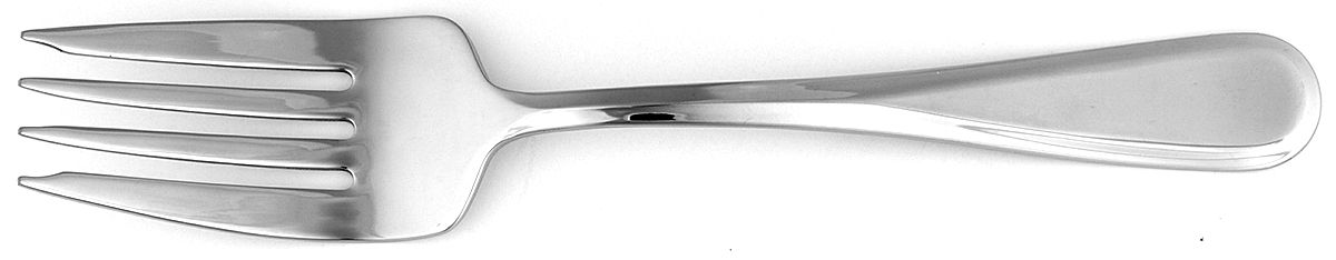 Bravo (Stainless) Medium Solid Cold Meat Serving Fork by Mikasa-1