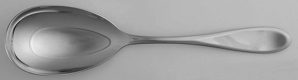 Bravo (Stainless) Solid Salad Serving Spoon by Mikasa-1