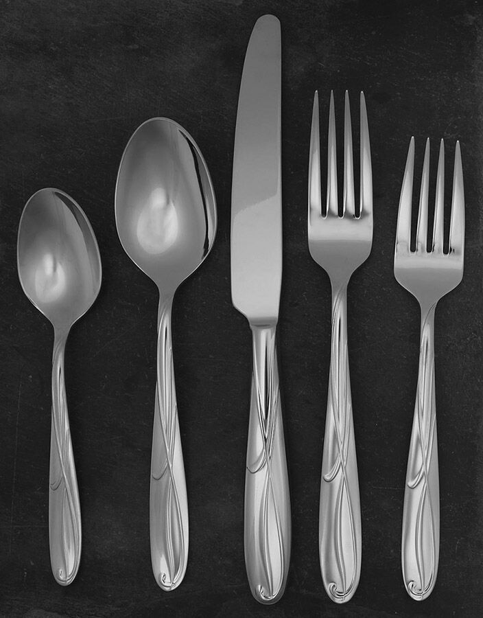 Cocoa Blossom (Stainless) 5 Piece Place Setting by Mikasa-1