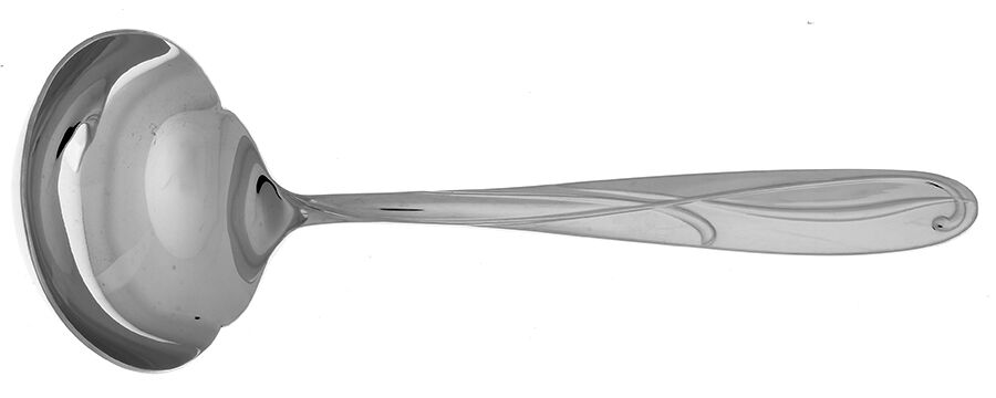Cocoa Blossom (Stainless) Solid Gravy Ladle by Mikasa-1