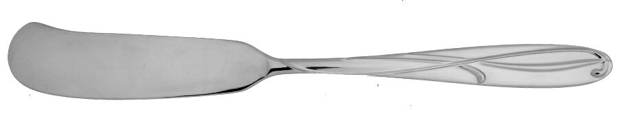 Cocoa Blossom (Stainless) Flat Handle Butter Spreader by Mikasa-1