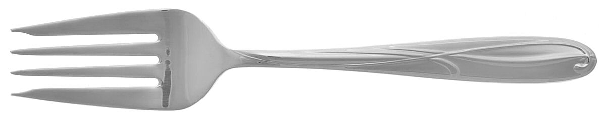 Cocoa Blossom (Stainless) Large Solid Cold Meat Serving Fork by Mikasa-1