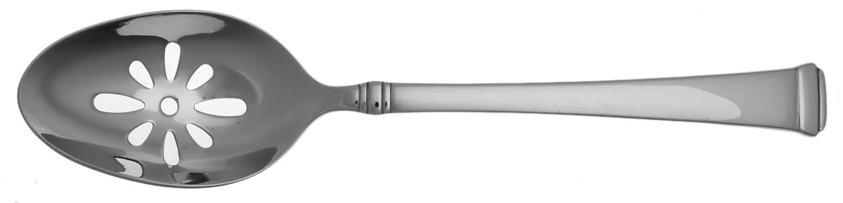 Harmony (Stainless) Pierced Tablespoon (Serving Spoon) by Mikasa-1