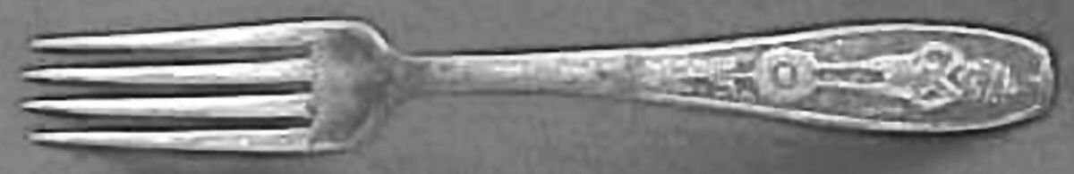 MPE3 (Silverplate) Youth Fork by Malabar Plate-1