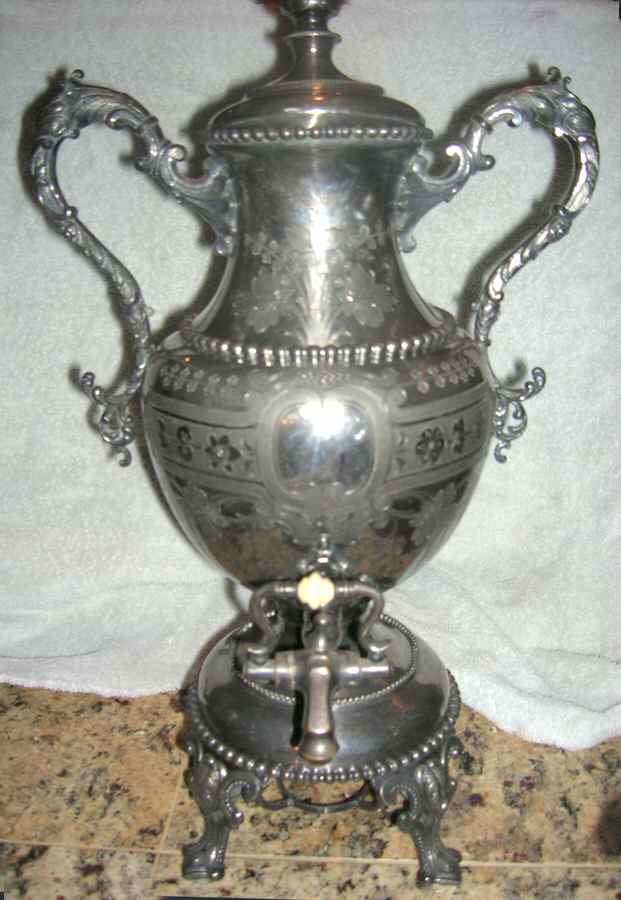 1835 (Silverplate, Hollowware) Coffee Urn by Meriden Britannia -1