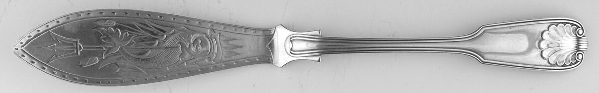 MWE30 (Silverplate) Individual Solid Fish Knife by Mappin & Webb-1