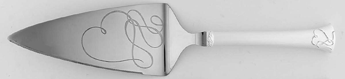 Love Story (Silverplate, Hollowware) Cake Server with Stainless Blade by Mikasa-1