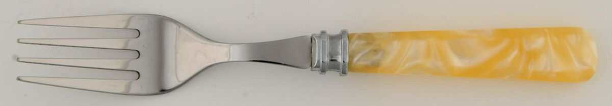 Plastic Handled-Ivory (Stainless) Individual Salad Fork by Mikasa-1