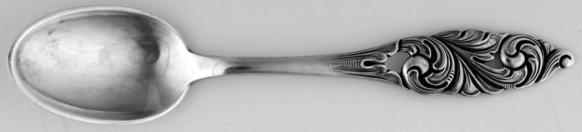 222 (Sterling) Demitasse Spoon by T H Marthinsen Silver-1