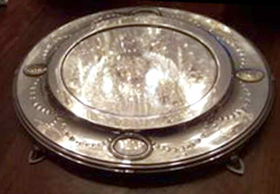 Pompeiian (Sterling, Hollowware) Plateau by Mount Vernon-1