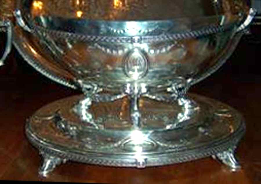 Pompeiian (Sterling, Hollowware) Sterling Centerpiece by Mount Vernon-1