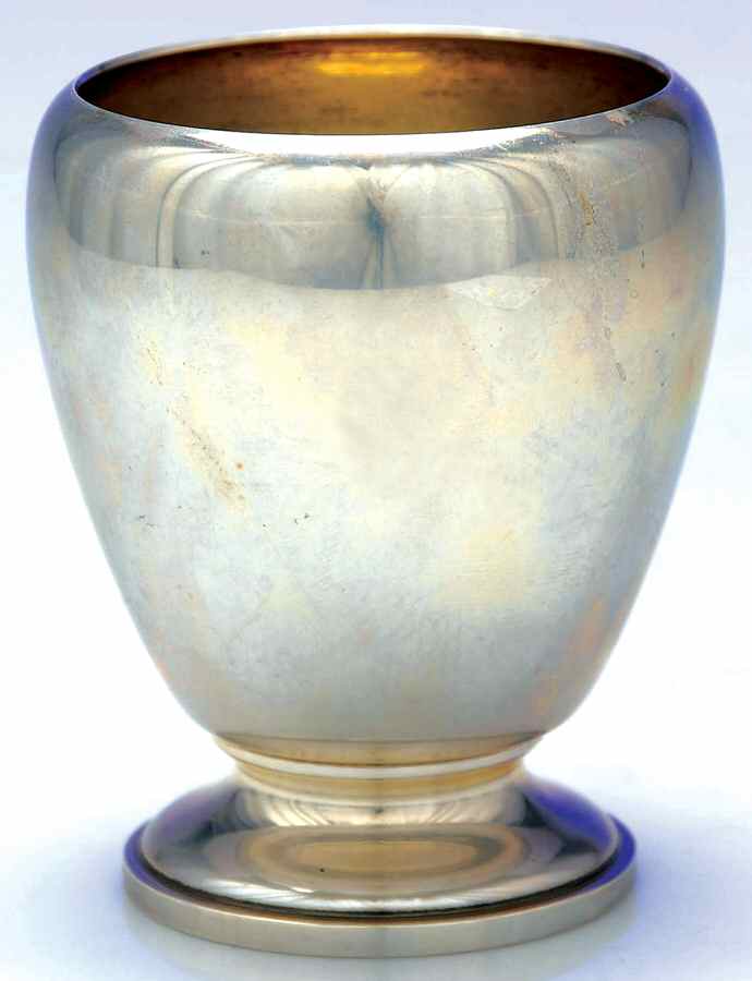 437 (Sterling, Hollowware) Waste Bowl by M Fred Hirsch-1