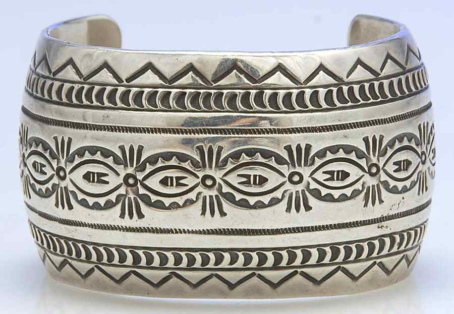 Sterling Hollowware Cuff Bracelet by Marcella James-1