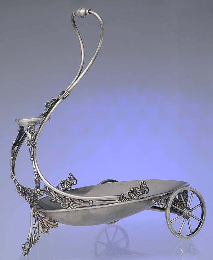 157 (Silverplate, Hollowware) Wine Butler by Meriden Britannia -1