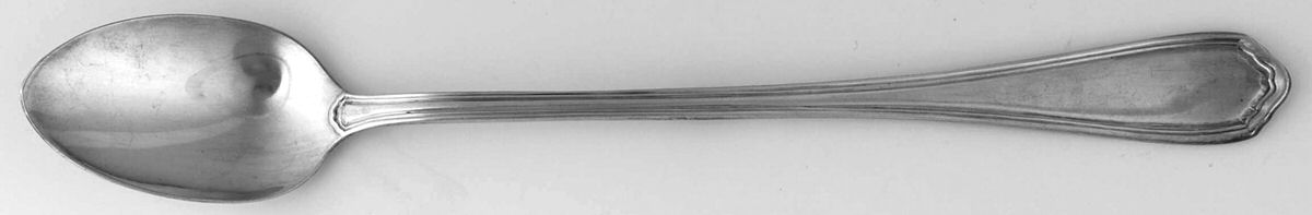 MCG9 (Silverplate) Iced Tea Spoon by Mcglashan Clarke & Co-1