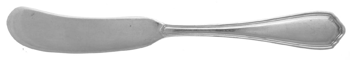MCG9 (Silverplate) Flat Handle Butter Spreader by Mcglashan Clarke & Co-1