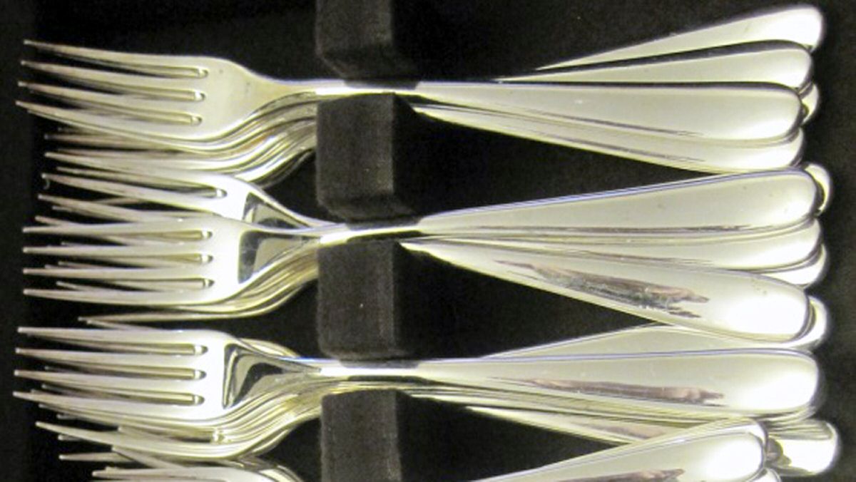 Svedese (Silverplate) Fork by Zaramella Argenti-1