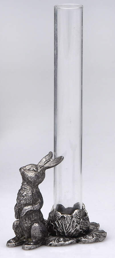 MZE1 (Pewter, Hollowware) 5" Bud Vase by Metzke, Inc-1