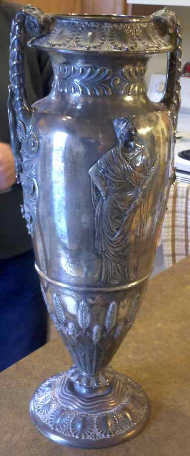 MMS8 (Sterling, Hollowware) Sterling Trumpet Vase by Mauser-1