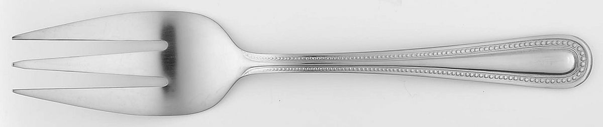 Mallory (Stainless) Medium Solid Cold Meat Serving Fork by Mainstays-1