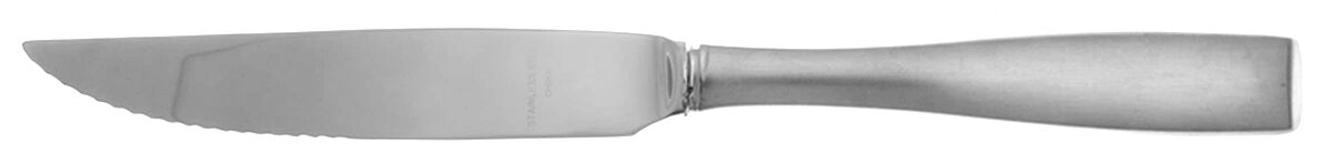 Satin Loft (Stainless) Steak Knife Individual Hollow, Serrate HC by Mikasa-1
