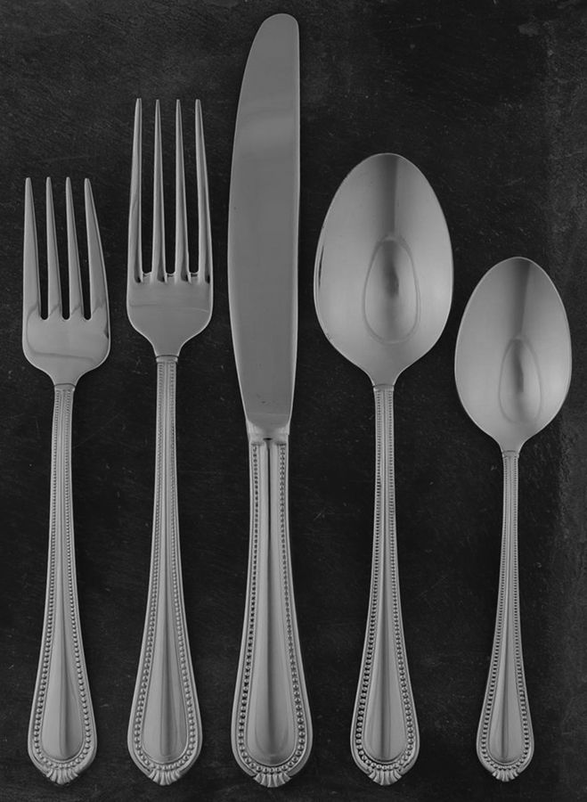 Regent Bead (Stainless) 40 Piece Estate Set by Mikasa-1