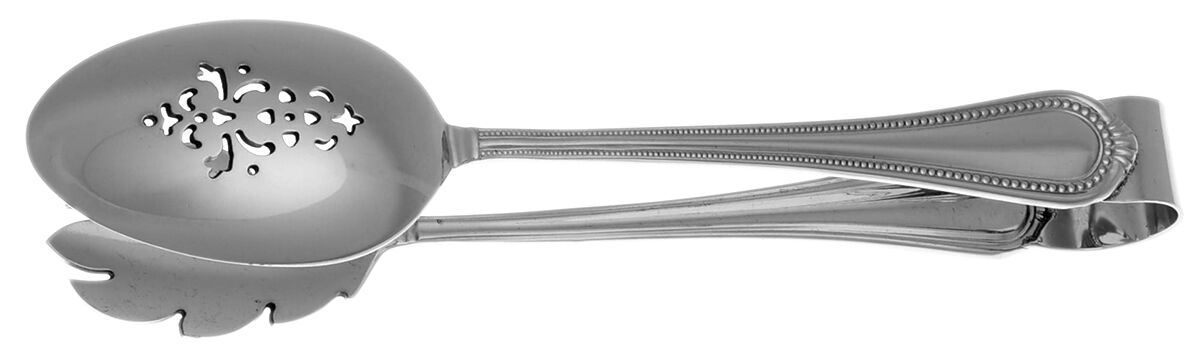 Regent Bead (Stainless) Ice Serving Tongs Large HC by Mikasa-1