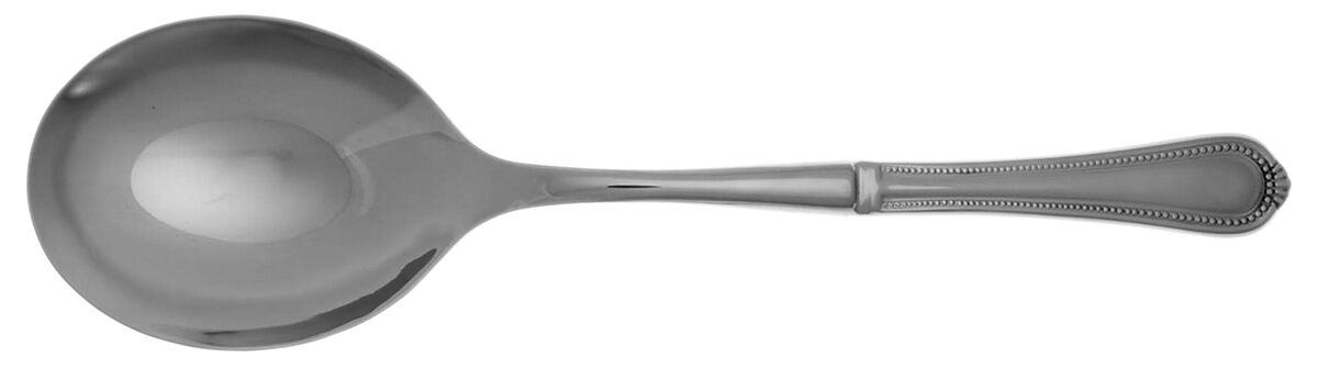 Regent Bead (Stainless) Casserole Spoon with Smooth Stainless Bowl HC by Mikasa-1