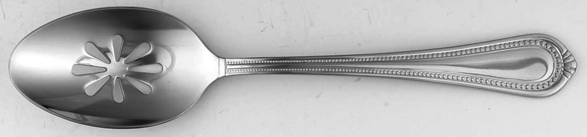 Regent Bead (Stainless) Pierced Tablespoon (Serving Spoon) by Mikasa-1