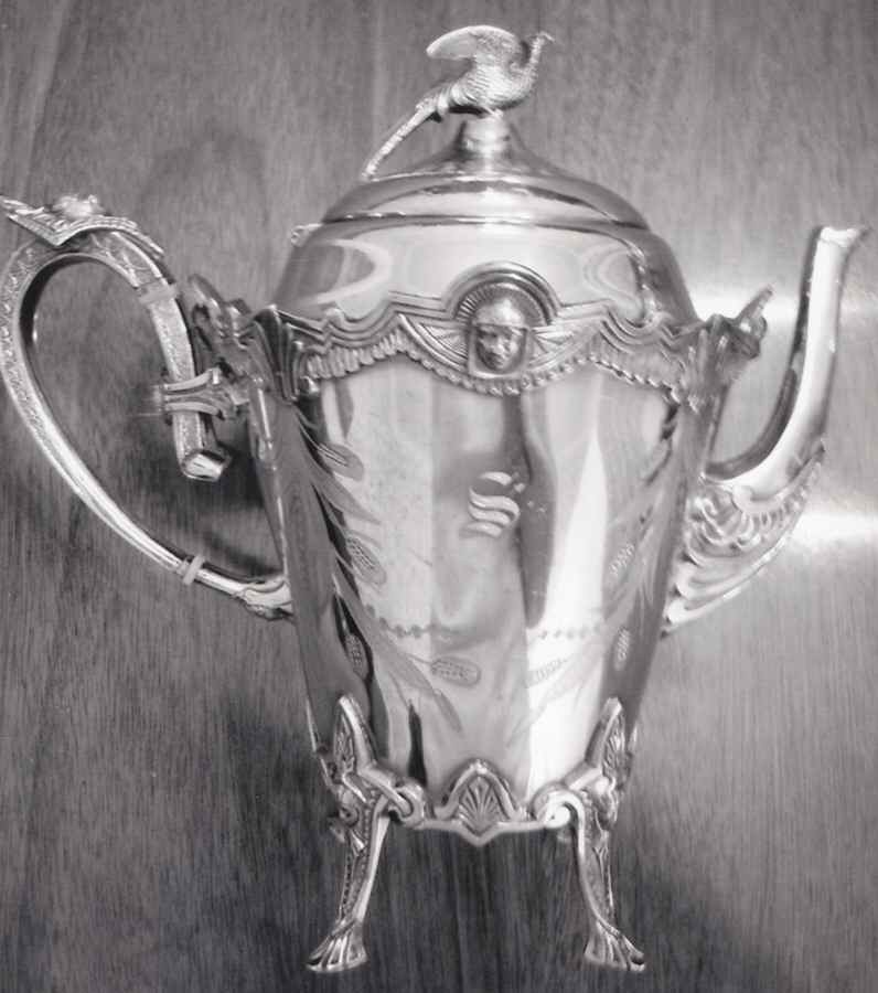 1880 (Silverplate, Hollowware) Silverplate Coffee Pot by Meriden Britannia -1