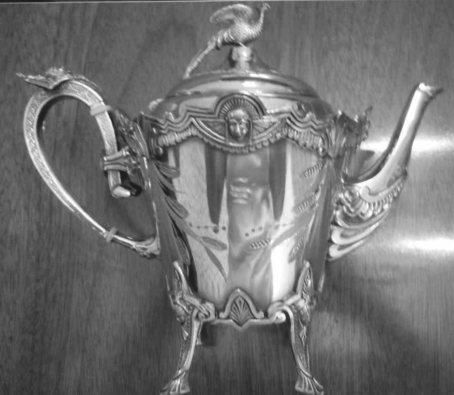 1880 (Silverplate, Hollowware) Teapot by Meriden Britannia -1