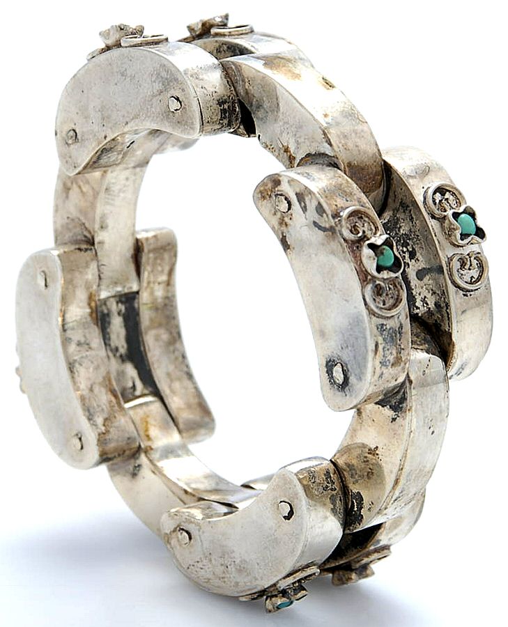 MQZ1 (Sterling) Sterling Bracelet by Melicio Rochriguez-1