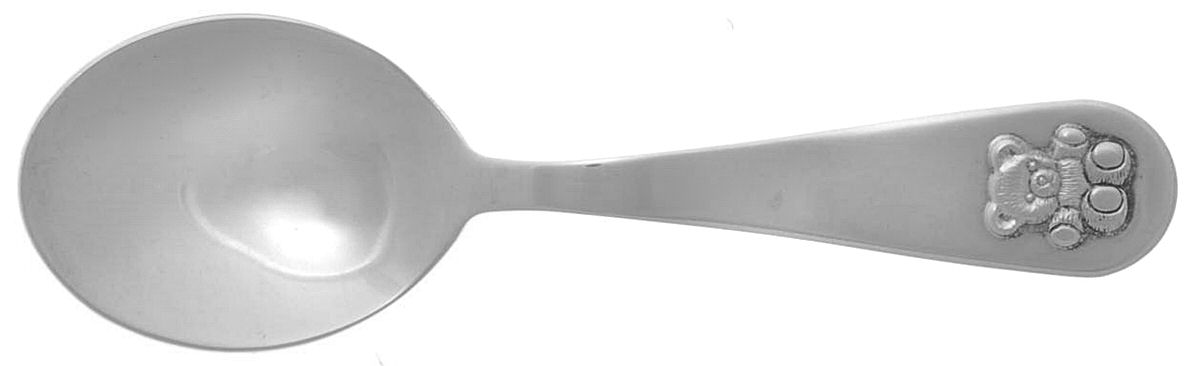 M8S1(Sterling) Straight Handle Baby Spoon by Marathon Company-1