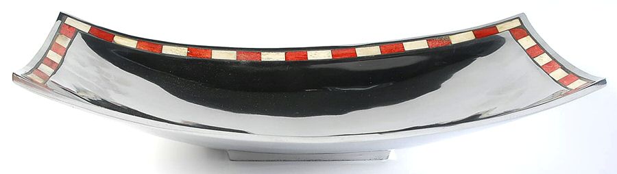 Carnival Holiday (Aluminum, Holloware) 16" Rectangular Platter by Mikasa-1
