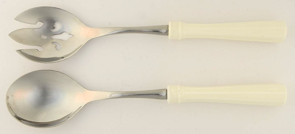 Countryside (Stainless) 2 Pc Salad Set with Stainless Bowl by Mikasa-1