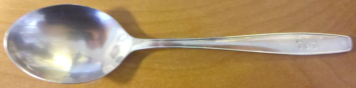 MEE3 (Stainless) Place/Oval Soup Spoon by Meneses-1