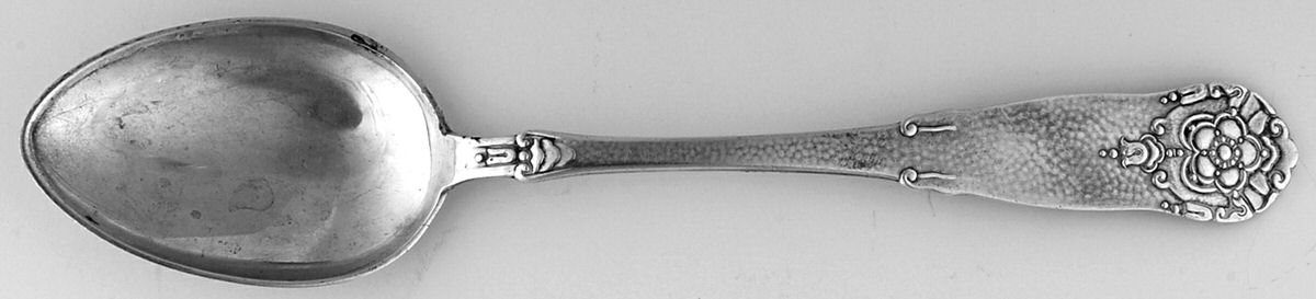 M1A9 (Sterling) Monogram European Place/Oval Soup Spoon by Magnus Aase (Norway)-1
